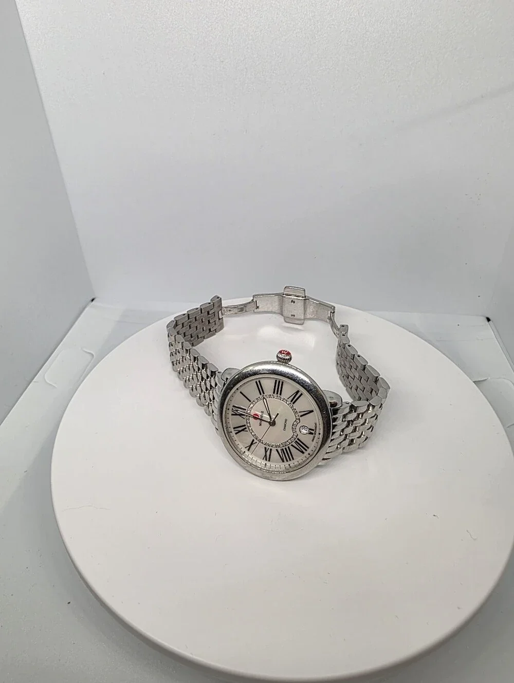 Michele Serein Diamond Collection, 29mm Watch with 46 Diamonds.